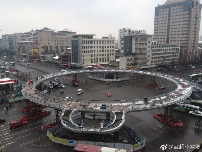 西安五路口天桥拆除全过程,西安过街天桥现状