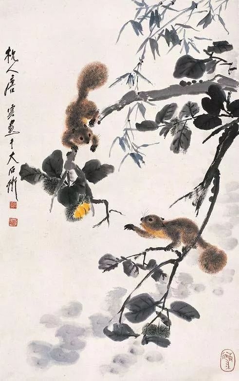 唐云早期花鸟作品欣赏,唐云先生花鸟条幅全集