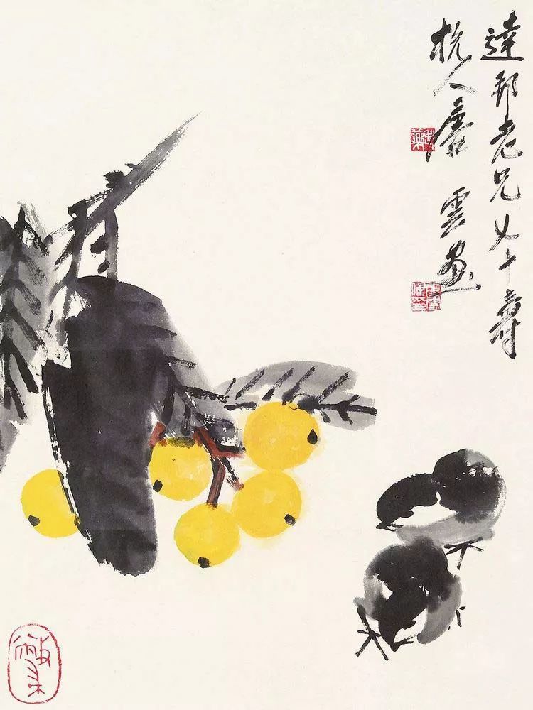 唐云早期花鸟作品欣赏,唐云先生花鸟条幅全集