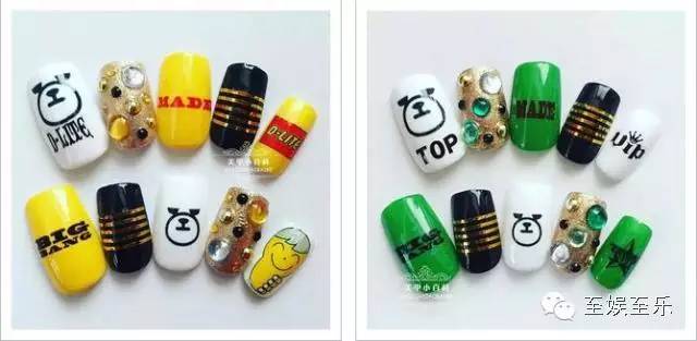 男团同款美甲,韩国男团同款美甲图片