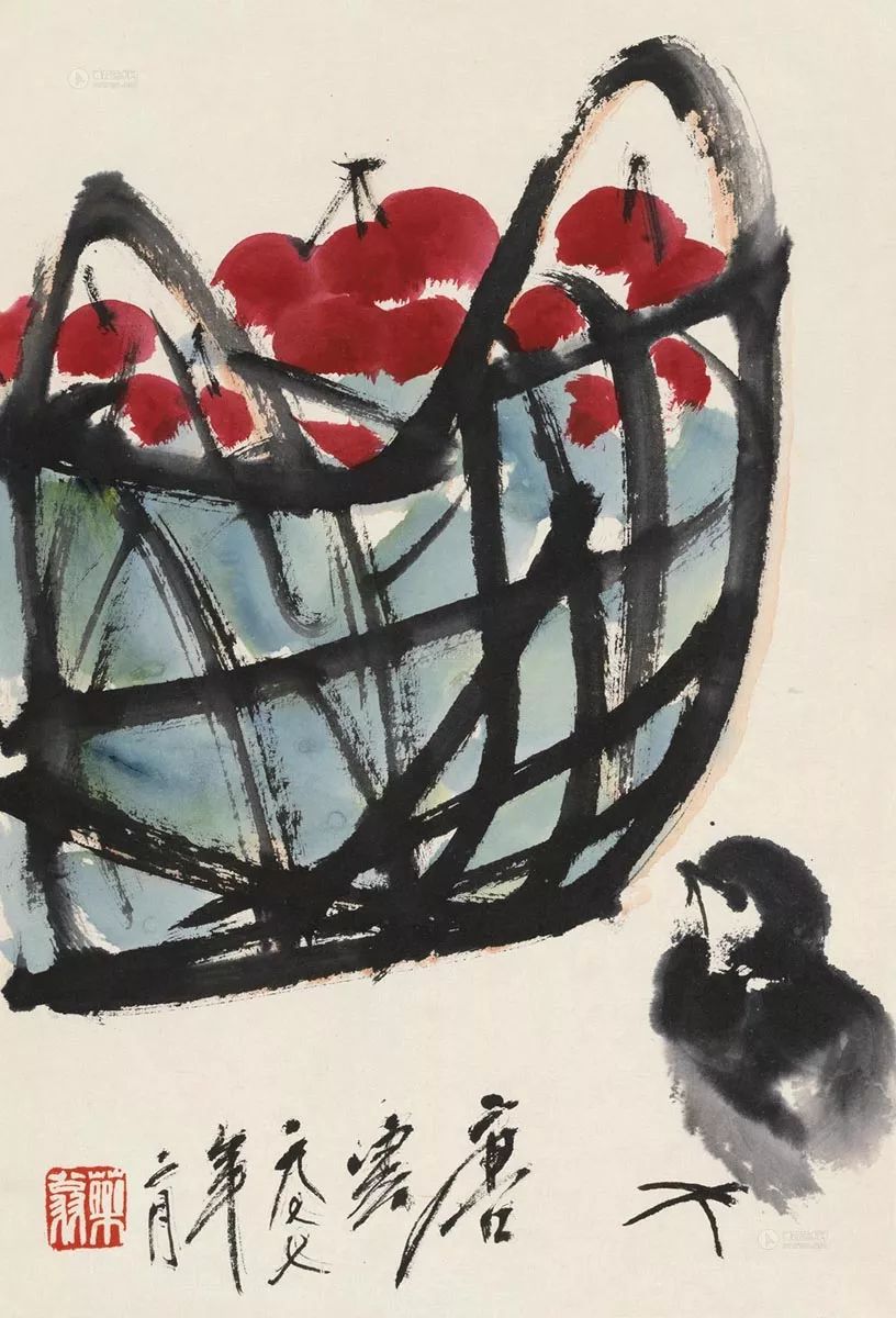 唐云早期花鸟作品欣赏,唐云先生花鸟条幅全集