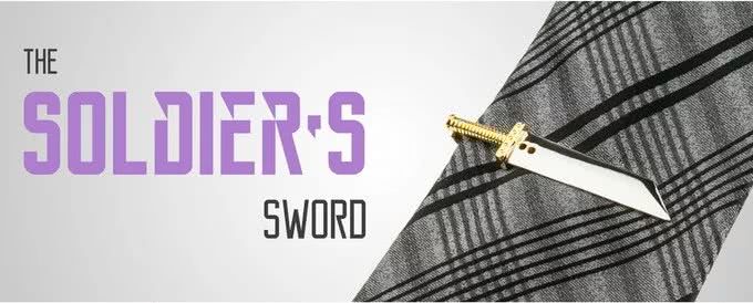 白领精英们，以后打领带可以选个游戏主题的领带夹了