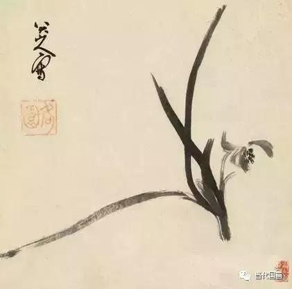 董寿平画兰花高清图,郭方颐画兰花作品图片