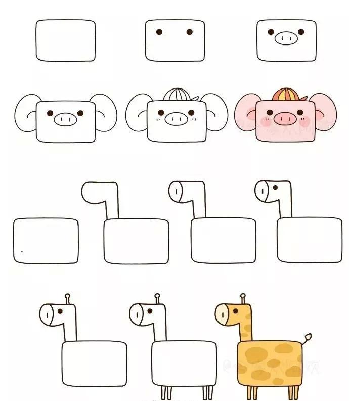 可爱的儿童简笔画大全简单,儿童简笔画大全简单零基础