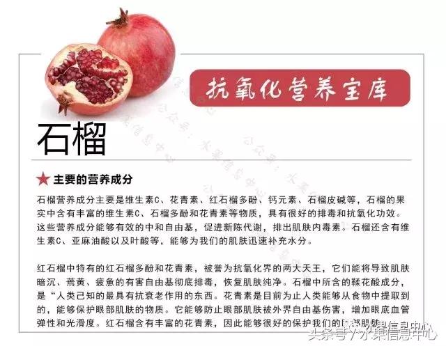 水果的营养知识大全,47种水果