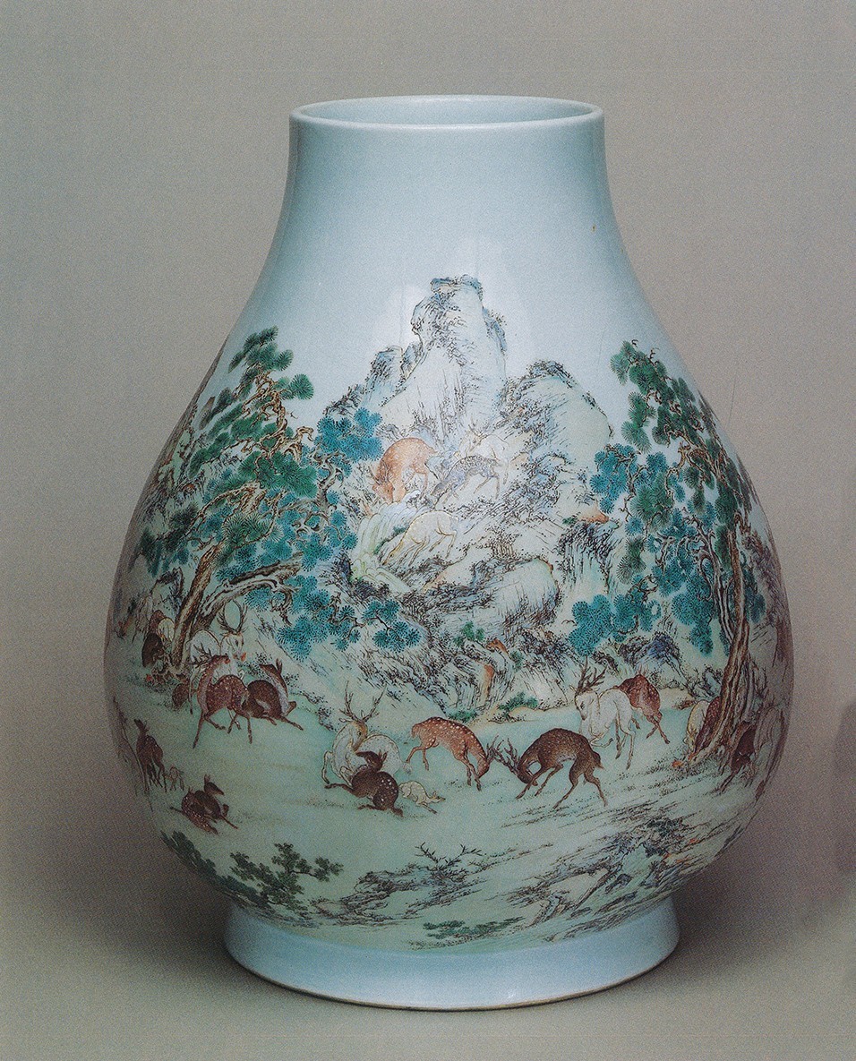 百鹿尊上秀瑞鹿文化