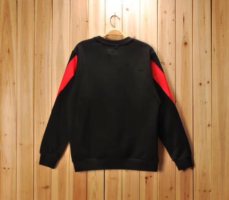 立领长袖保暖卫衣,国潮红色加绒加厚印花卫衣