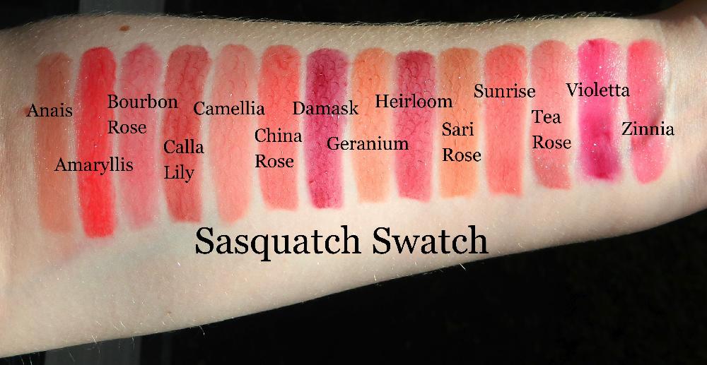 30支裸色唇膏试色,16色唇膏