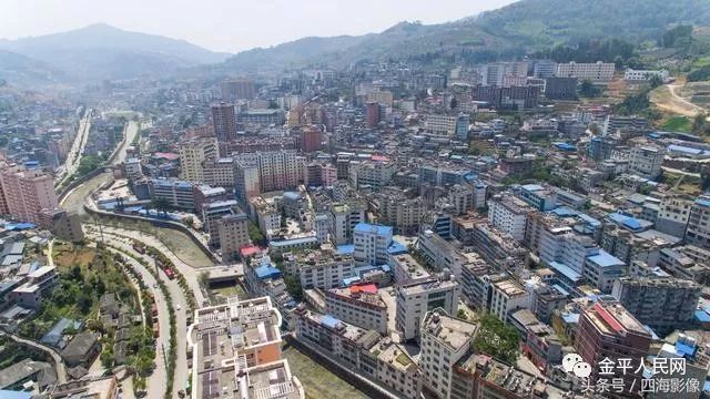 航拍云南红河金平长滩,金平瑶族自治县航拍