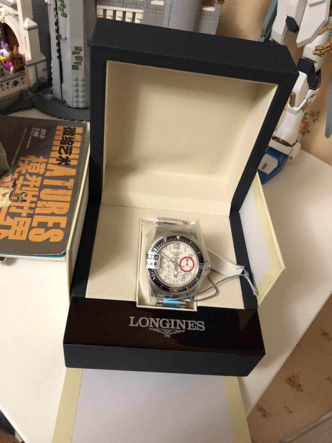 浪琴康卡斯复刻机械表,辉哥买首饰