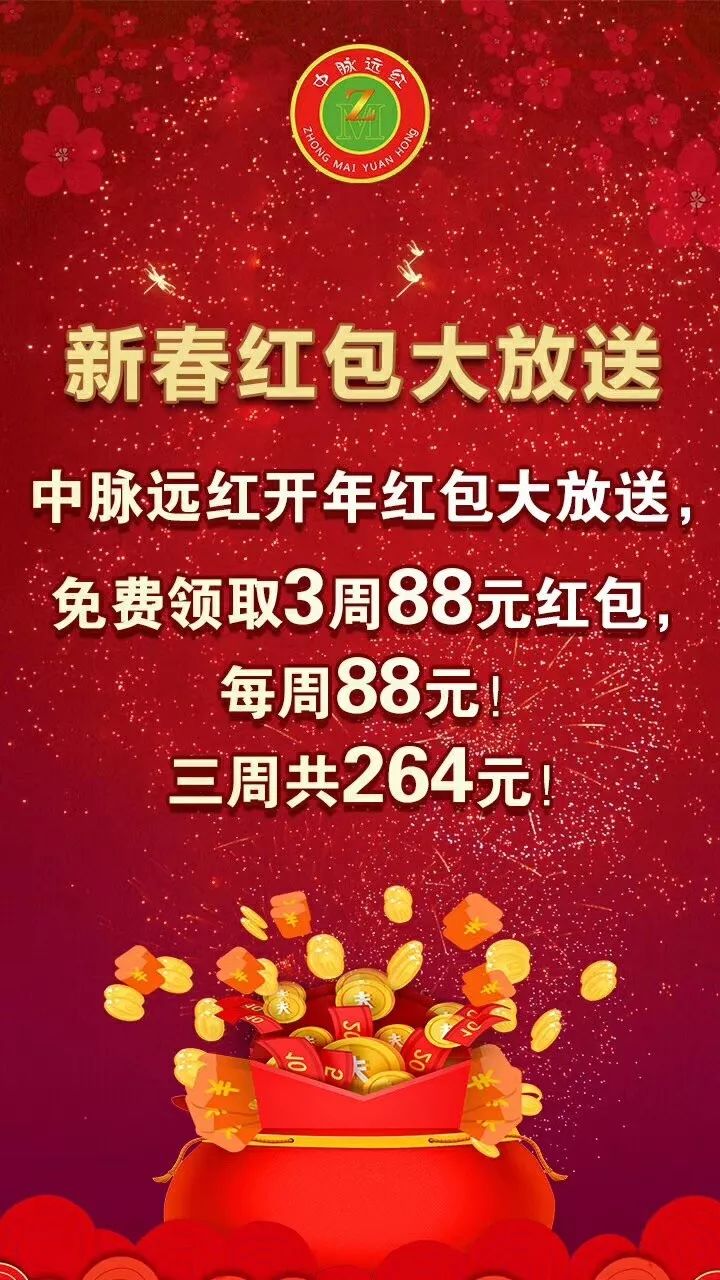 中脉远红祝你新年更精彩！