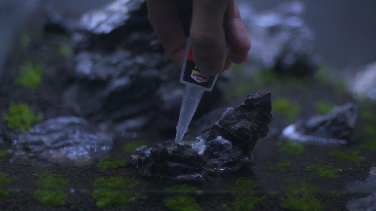 鱼缸景观搭建图解,鱼缸景观石制作教程