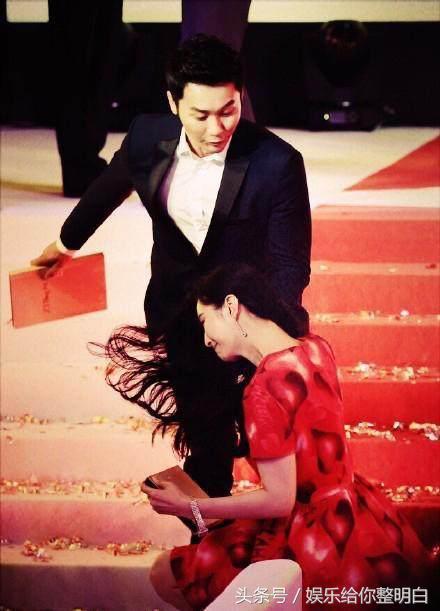 盘点明星摔倒的瞬间,胡歌蔡依林摔倒完整版