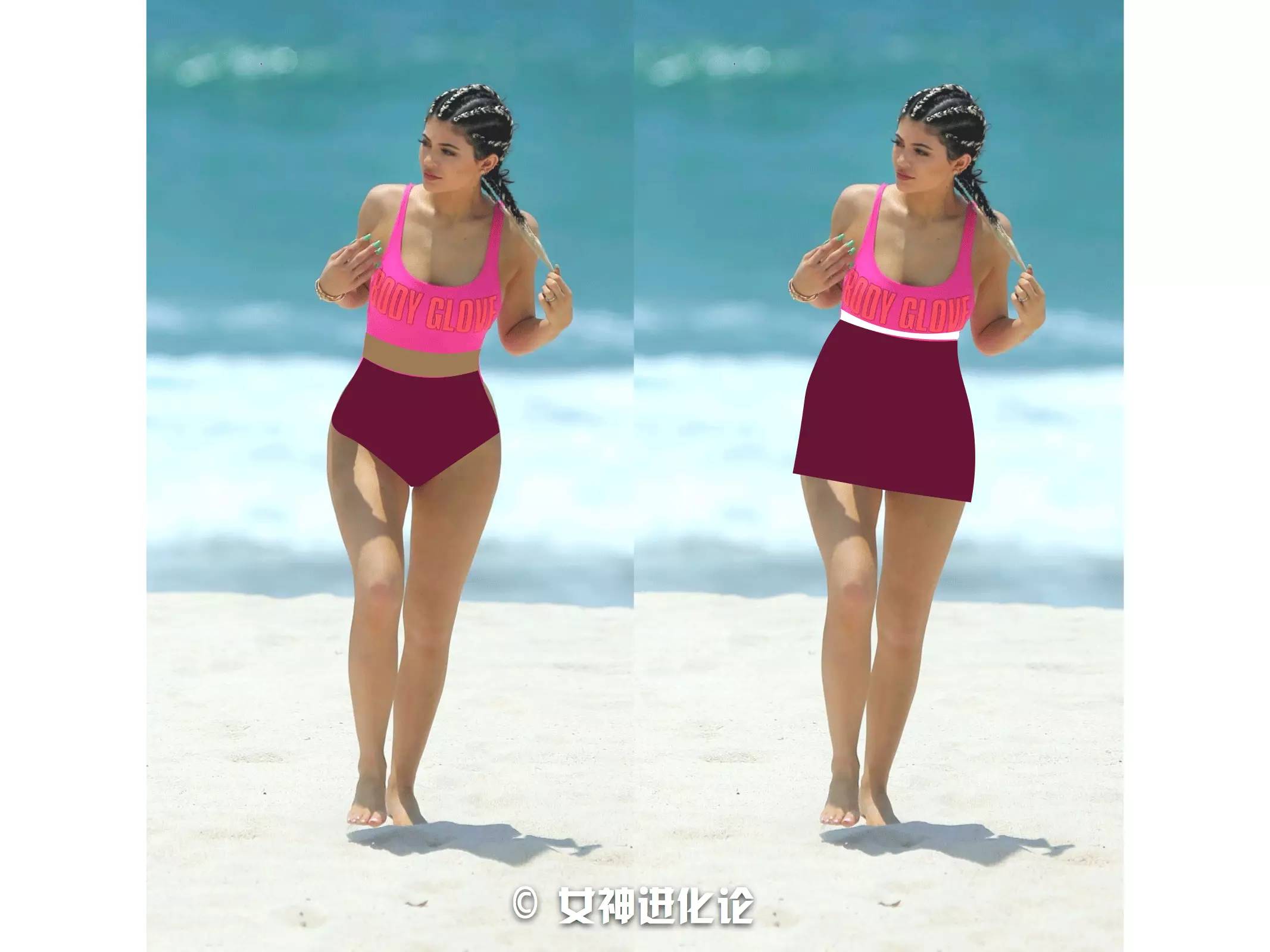 你看起来身材差，只是因为选错了泳衣。