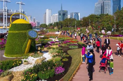 广州花街海心沙,广州海心沙时尚花市