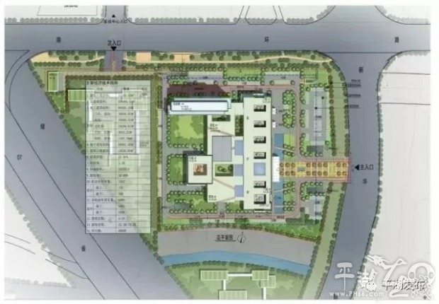 市第一中医院建设新院区,中医院新院区规划图