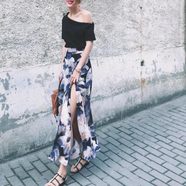 百搭一片式半身裙,百搭显瘦A字半身裙