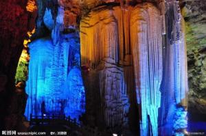 银子岩喀斯特地貌,广西桂林银子岩溶洞