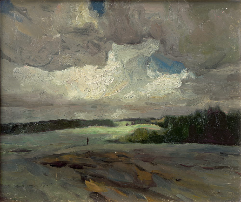 何多苓——连环画《带阁楼的房子》