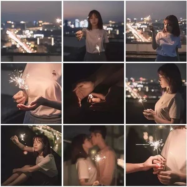 人像夜景奶茶色,奶茶色夜景照片高清