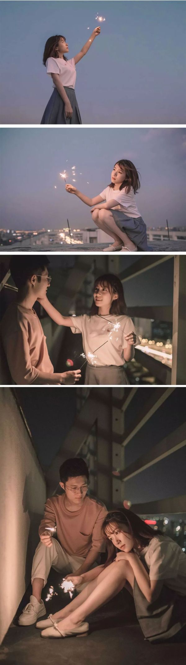 人像夜景奶茶色,奶茶色夜景照片高清