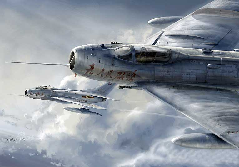 中国军事防空战,国土防空作战一共击落多少飞机