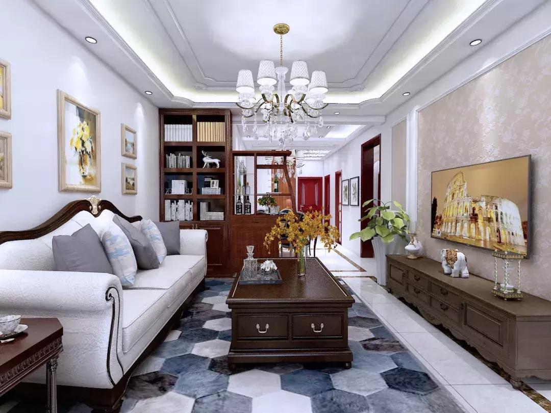 武清水岸唐宁158平米,案例赏析欧式简约让空间雅致温馨