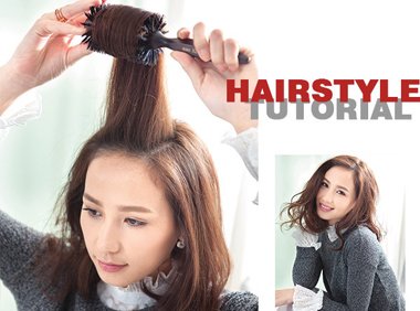 2020流行中短卷发烫发教程,短卷发最简单的扎法