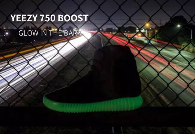 球鞋的夜光底,adidasyeezyboost750gum