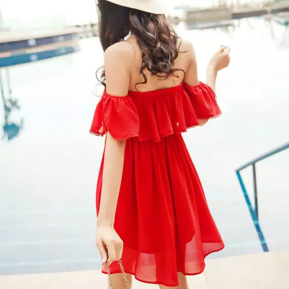 轻薄凉快夏季连衣裙,热天凉快连衣裙新款