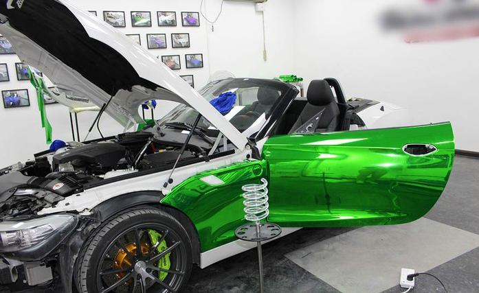 电镀绿狂魔宝马Z4改装案例