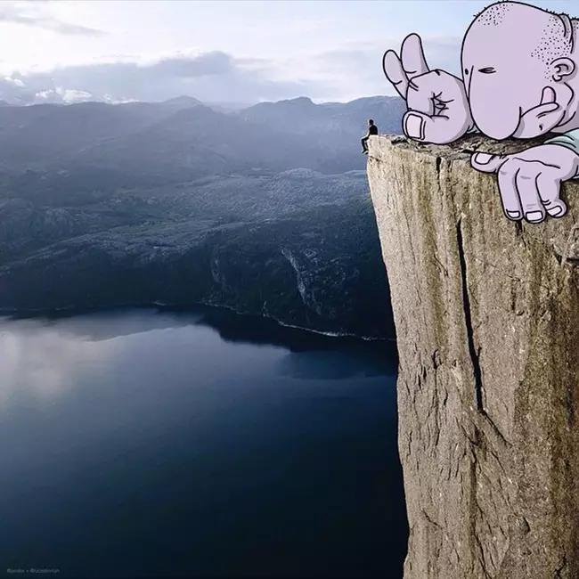 一组脑洞大开的小漫画,脑中构思了一部有意思的创意漫画