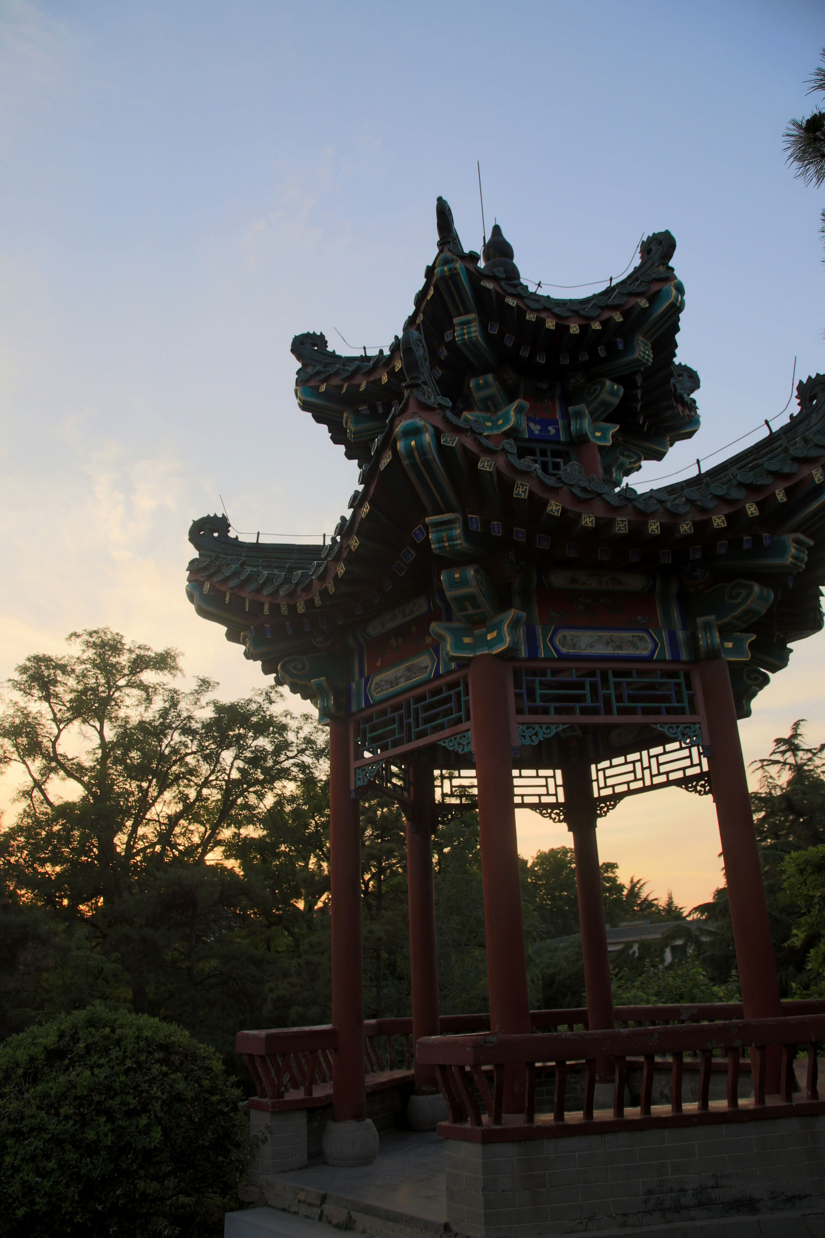 南郊宾馆的风景,南郊宾馆夜景