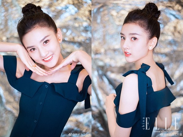 宋祖儿欧阳娜娜侧脸对比,欧阳娜娜和宋祖儿塑料姐妹花