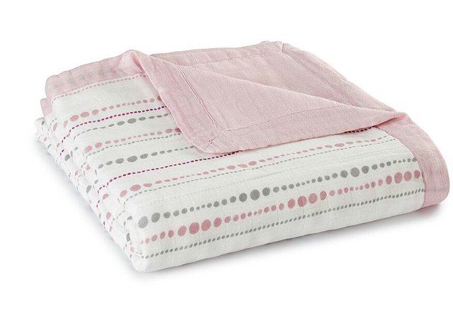 婴儿冬季用的毯子,宝宝纯棉纱布毯子