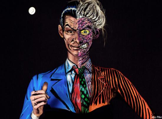 美丽,有趣,吓人逼真人体彩绘让你目瞪口呆