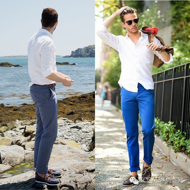 经典的帆船鞋夏日值得一试,帆船鞋夏季搭配