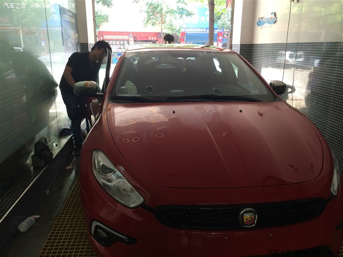 菲亚特致悦2014款拉花,致悦白色款改装