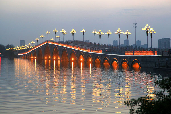 聊城水城之眼风景图片,美丽的江北水城聊城图片