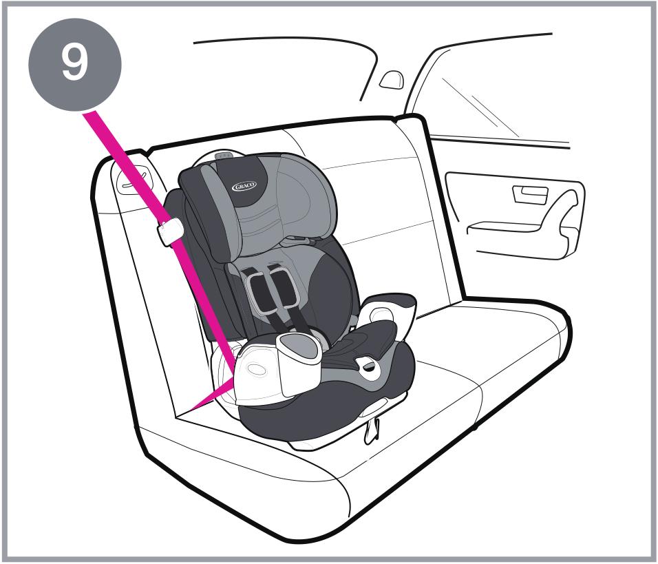 安全座椅graco葛莱,葛莱graco安全座椅安装视频