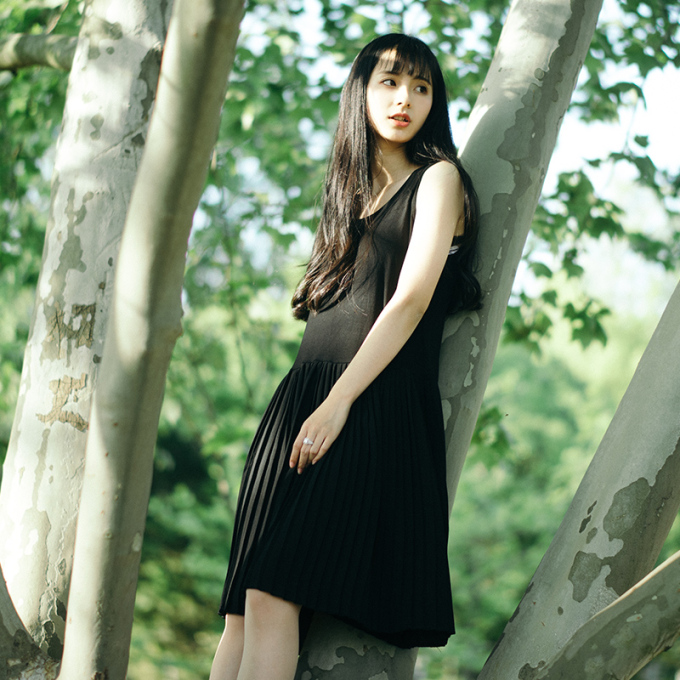 小众高级感长裙雪纺裙,仙气雪纺裙中长款