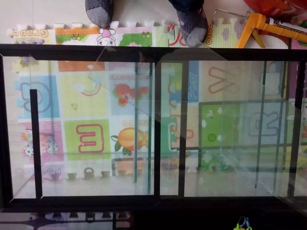 没养鱼有油膜,没养鱼只是在岸上走