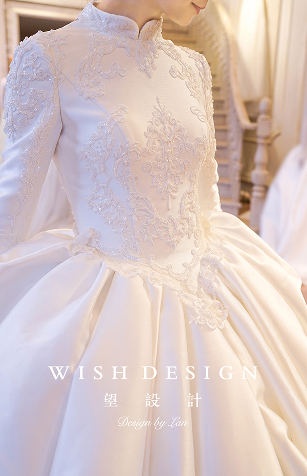 全球高级定制拉链拖尾婚纱礼服,婚纱礼服拖尾图片大全