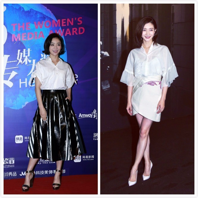 江疏影刘雯教你6种新穿法,江疏影袁姗姗古力娜扎