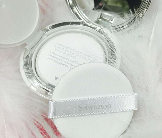 雪花秀臻白气垫粉底液色号测评,韩妆雪花秀