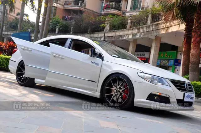 大众cc的r17寸轮圈,大众cc19寸原车轮毂上路效果