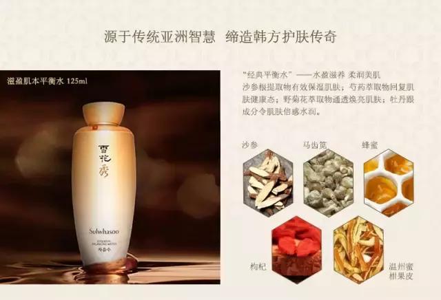 介绍“雪花秀滋阴系列”经典韩方,古法炮制,滋阴润燥祛黄