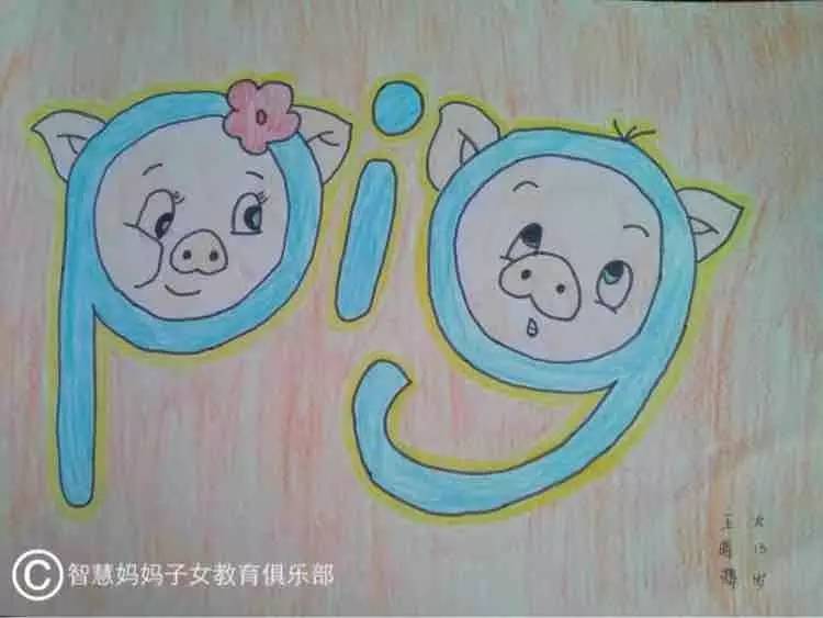 我的最爱主题儿童绘画,儿童创意画英文