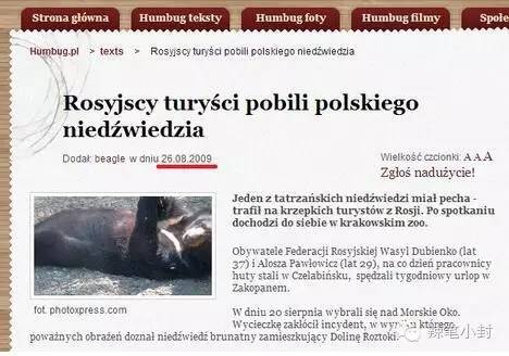 两名俄罗斯人把棕熊打成重伤?假的