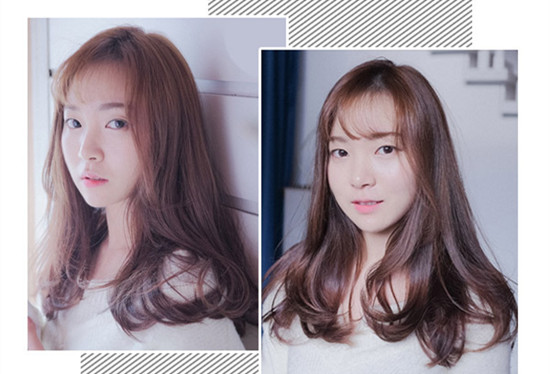 2018烫发中长发型图片圆脸,30-40岁圆脸发型中长卷发